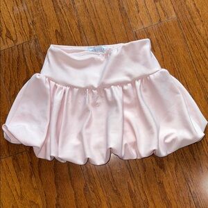 LOVE POEM by block size small pink bubble Skirt